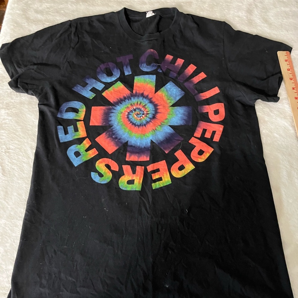 Red Hot Chilli Peppers Mens Graphic Tee Black Medium Pacific